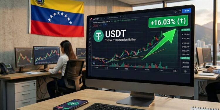 USDT在委内瑞拉一个月内上涨了16%，这是什么原因造成的？